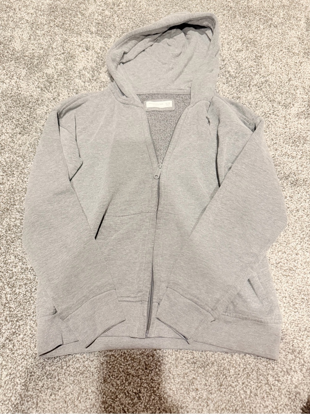 Abercrombie Kids Grey Relaxed Fit Jacket Size 11/12